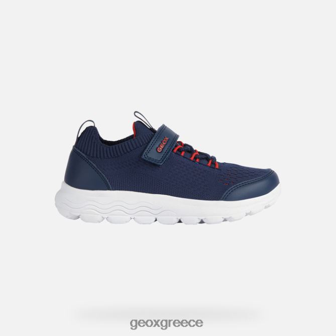 4DBLR01018 ναυτικό/κόκκινο Geox spherica junior