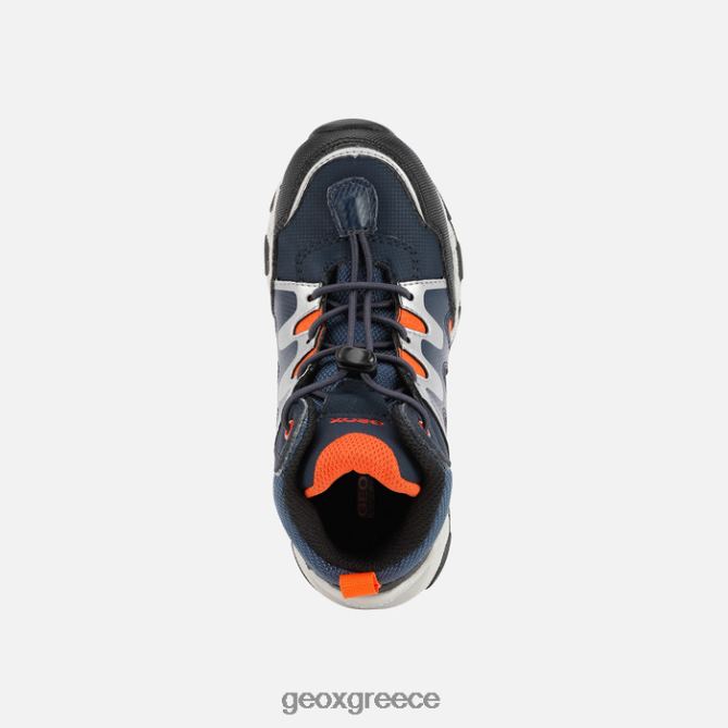 4DBLR01032 ναυτικό/πορτοκαλί Geox magnetar abx junior