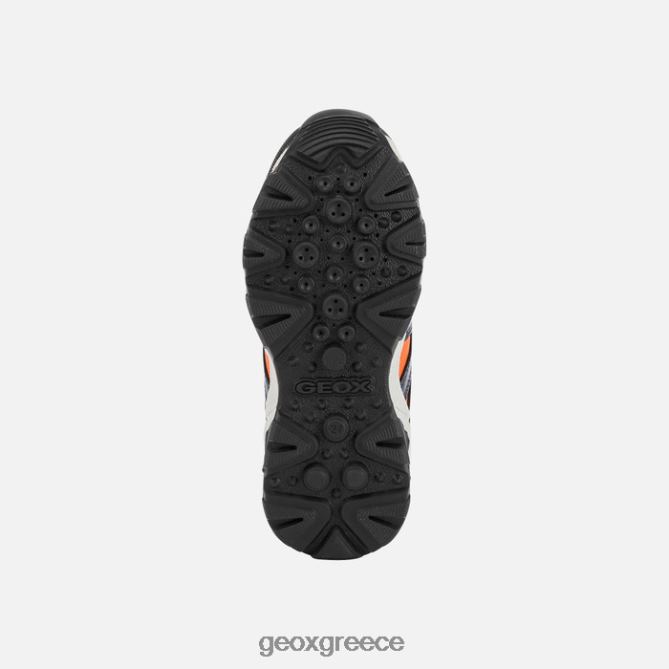 4DBLR01032 ναυτικό/πορτοκαλί Geox magnetar abx junior