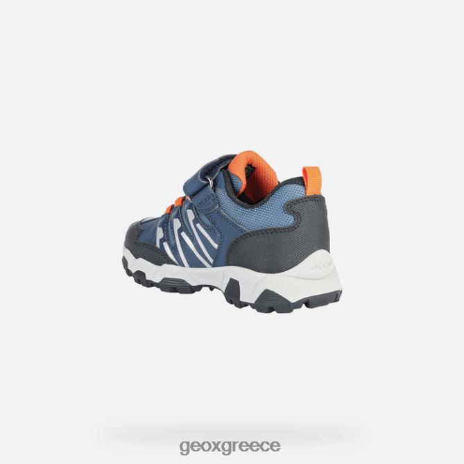 4DBLR01051 ναυτικό/πορτοκαλί Geox magnetar abx junior