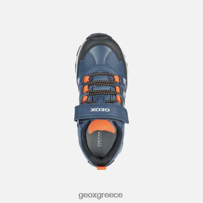 4DBLR01051 ναυτικό/πορτοκαλί Geox magnetar abx junior