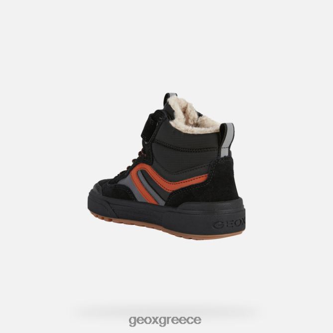 4DBLR01076 μαύρο/σκουριά Geox weemble abx junior