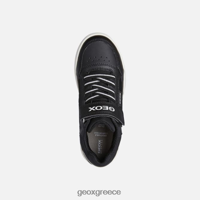 4DBLR01264 μαύρο άσπρο Geox αγόρι του Περθ