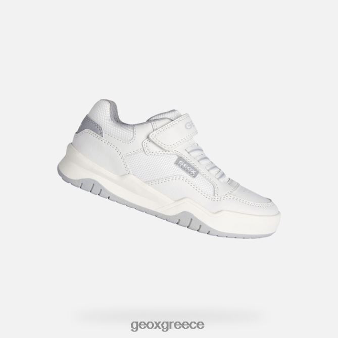 4DBLR01266 λευκό/ανοιχτό γκρι Geox αγόρι του Περθ