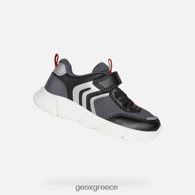 4DBLR01268 μαύρο ασήμι Geox Aril αγόρι