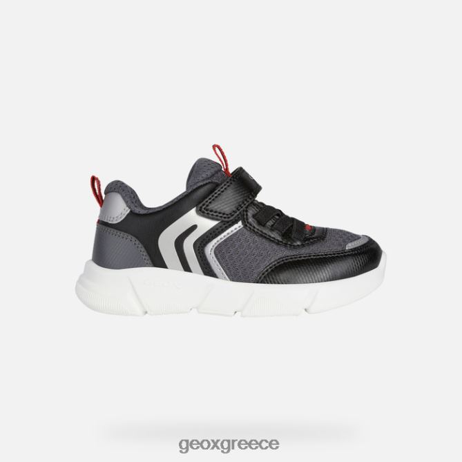 4DBLR01268 μαύρο ασήμι Geox Aril αγόρι
