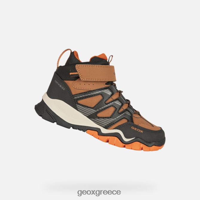 4DBLR01273 lt καφέ/μαύρο Geox αγόρι montrack abx
