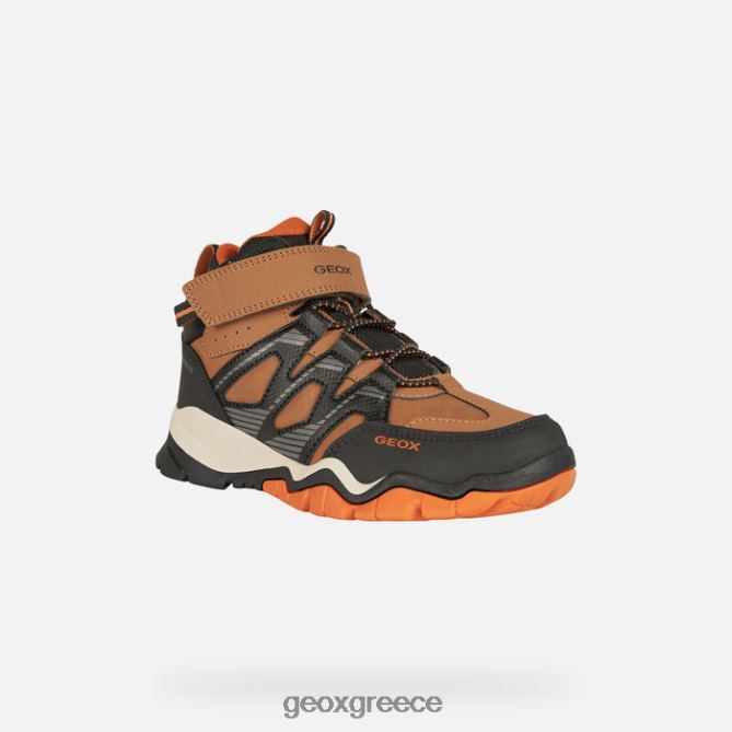 4DBLR01273 lt καφέ/μαύρο Geox αγόρι montrack abx