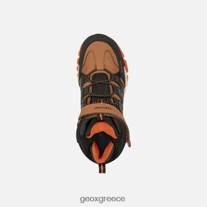 4DBLR01273 lt καφέ/μαύρο Geox αγόρι montrack abx