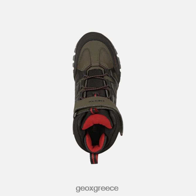 4DBLR01274 στρατιωτικός/μαύρος Geox αγόρι montrack abx