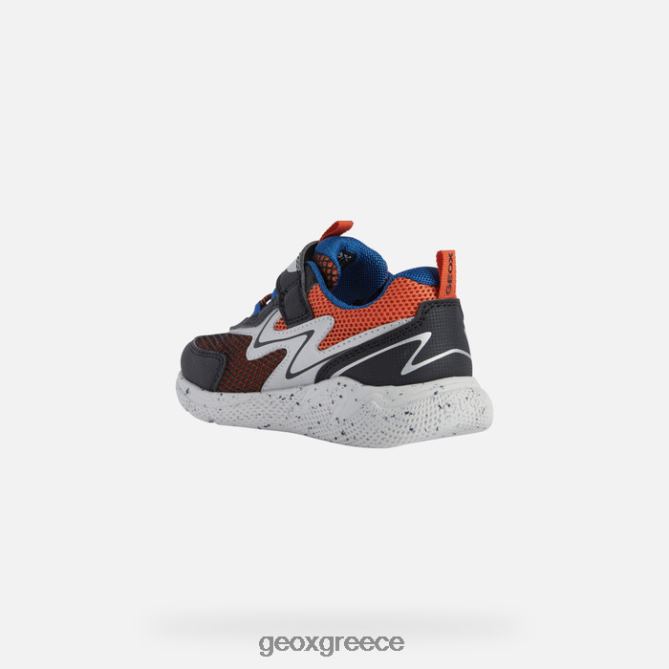 4DBLR01289 πορτοκαλί/μαύρο Geox σπρίντα αγόρι