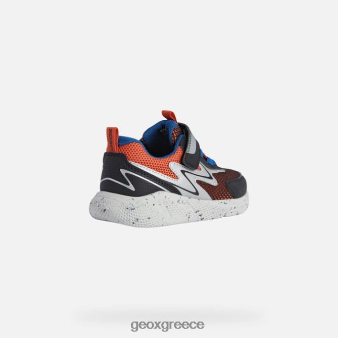 4DBLR01289 πορτοκαλί/μαύρο Geox σπρίντα αγόρι