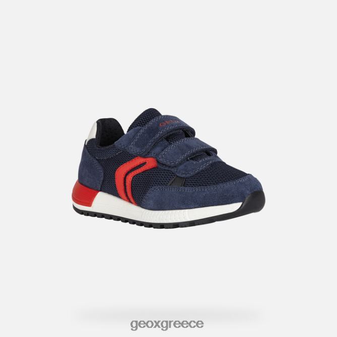 4DBLR01291 ναυτικό/κόκκινο Geox Άλμπεν αγόρι