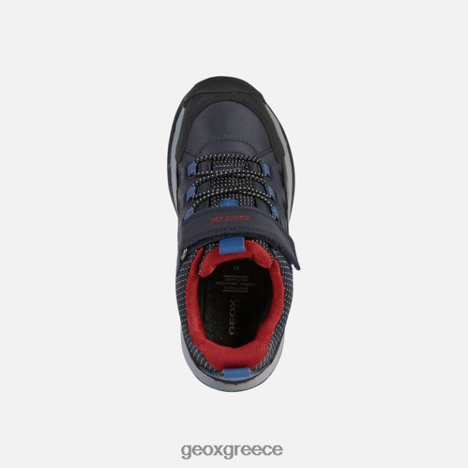 4DBLR01294 ναυτικό/σκούρο κόκκινο Geox teram abx αγόρι