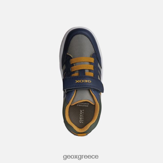 4DBLR01302 ναυτικό/σκούρο κίτρινο Geox arzach αγόρι