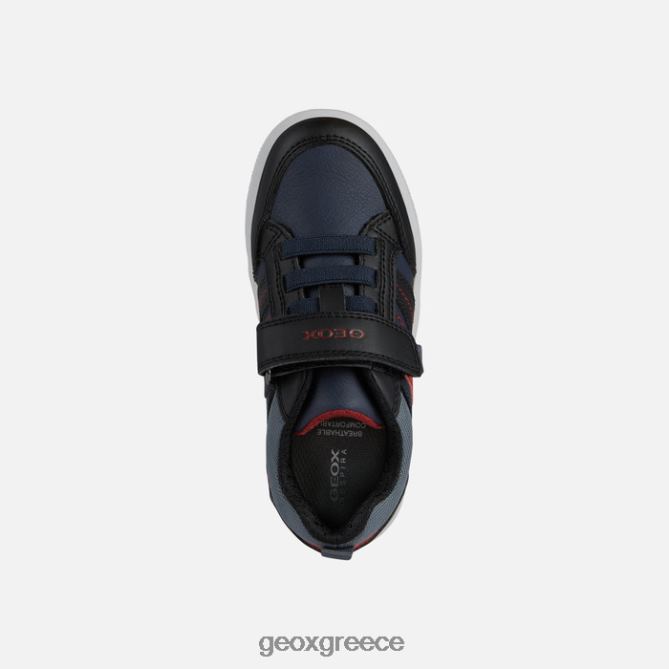 4DBLR01308 μπλε κόκκινο Geox arzach αγόρι