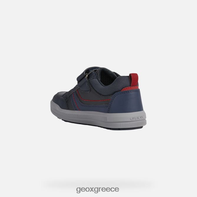 4DBLR01309 ναυτικό/κόκκινο Geox arzach αγόρι
