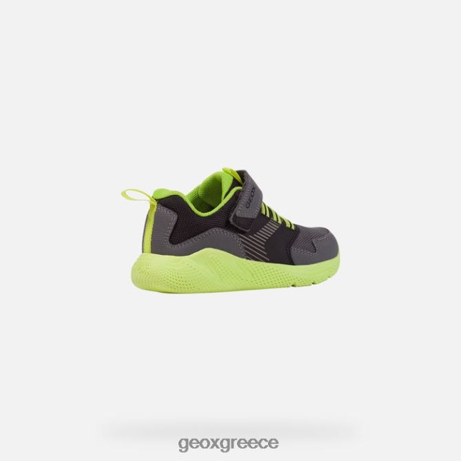 4DBLR01311 σκούρο γκρι / ασβέστη Geox σπρίντα αγόρι