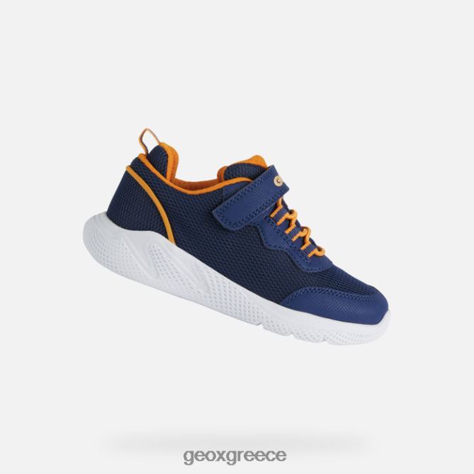 4DBLR01350 ναυτικό/πορτοκαλί Geox sprintye junior