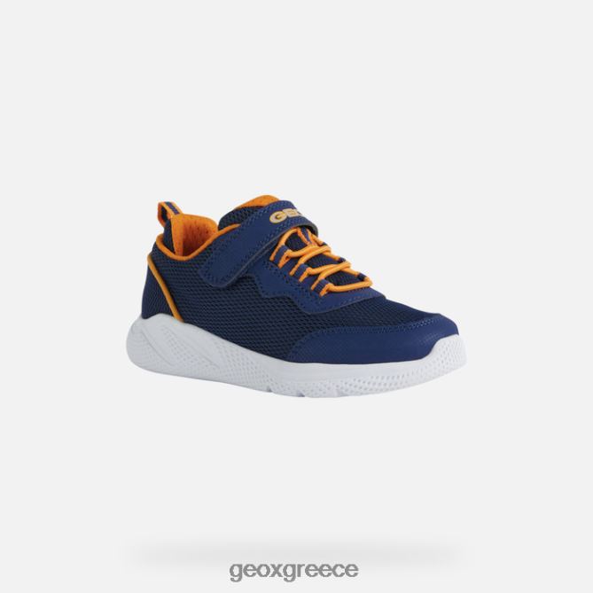 4DBLR01350 ναυτικό/πορτοκαλί Geox sprintye junior