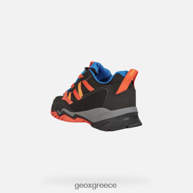4DBLR01354 μαύρο/πορτοκαλί Geox αγόρι montrack abx