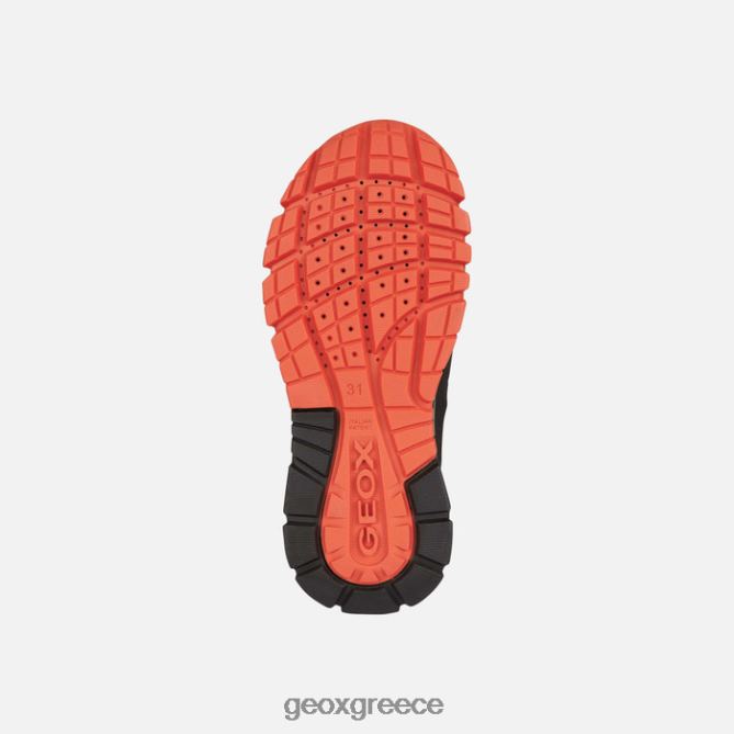 4DBLR01354 μαύρο/πορτοκαλί Geox αγόρι montrack abx