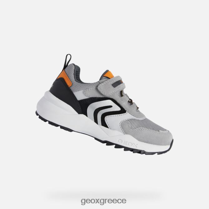 4DBLR01360 γκρι/πορτοκαλί Geox heevok αγόρι