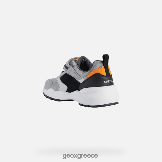 4DBLR01360 γκρι/πορτοκαλί Geox heevok αγόρι