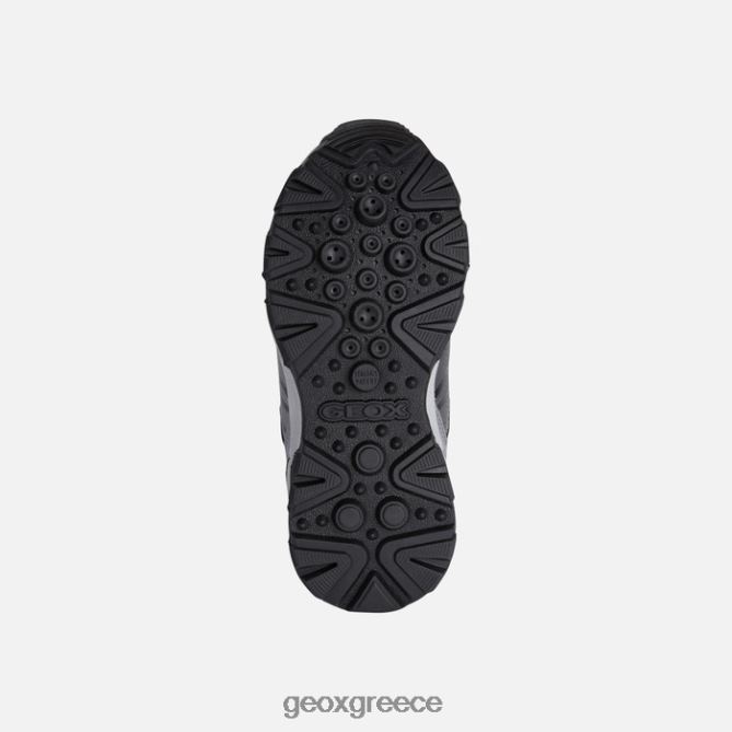 4DBLR01364 μαύρο κόκκινο Geox αγόρι μαγνητάρ