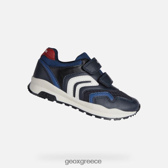 4DBLR01372 ναυτικό/κόκκινο Geox παβελ αγόρι