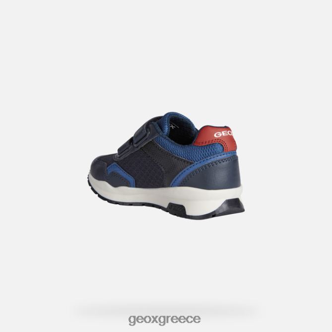4DBLR01372 ναυτικό/κόκκινο Geox παβελ αγόρι