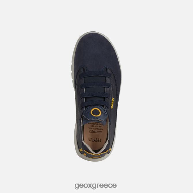 4DBLR01385 ναυτικό/κίτρινο ώχρα Geox aeranter αγόρι