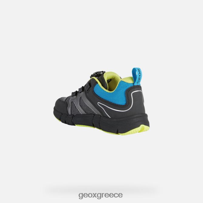 4DBLR01386 μαύρο/γαλάζιο Geox flexyper αγόρι