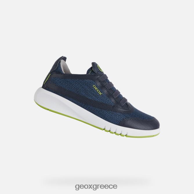 4DBLR01389 ναυτικό/πράσινο λάιμ Geox aeranter αγόρι