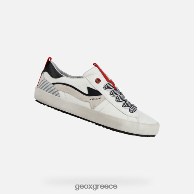 4DBLR01392 λευκό/κόκκινο Geox Αλόννησο αγόρι