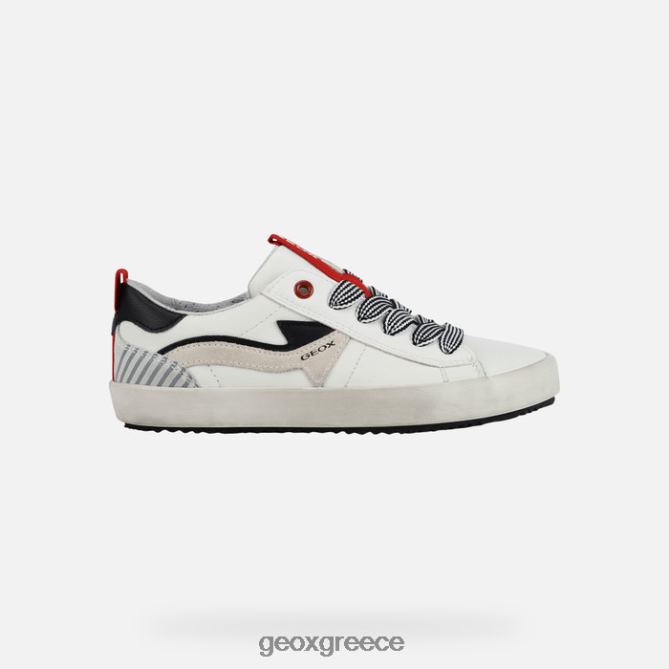 4DBLR01392 λευκό/κόκκινο Geox Αλόννησο αγόρι