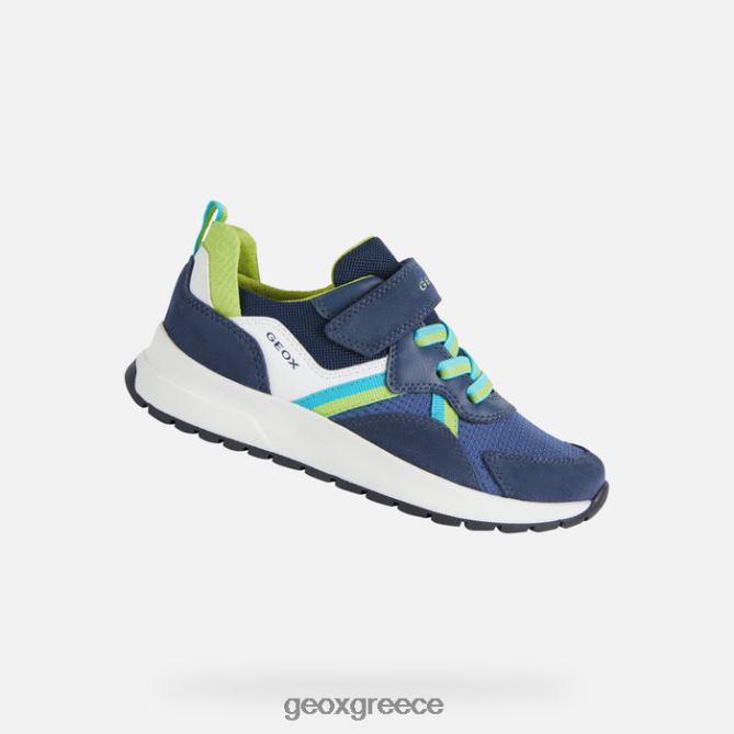 4DBLR01394 ναυτικό / ασβέστη Geox μπριζε αγόρι