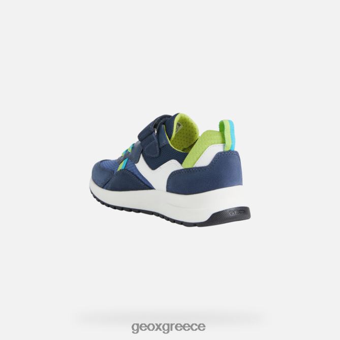 4DBLR01394 ναυτικό / ασβέστη Geox μπριζε αγόρι