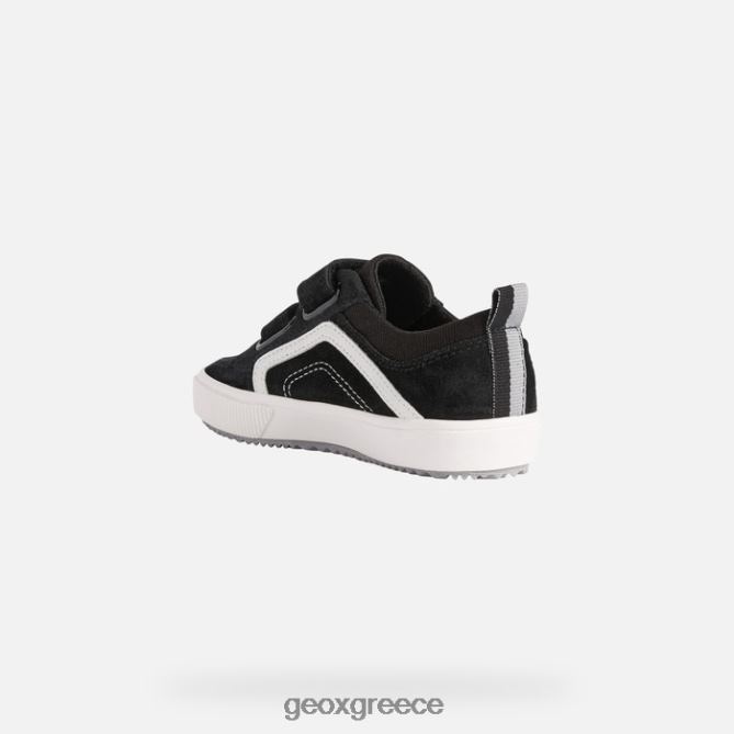 4DBLR01399 μαύρο άσπρο Geox alonisso junior