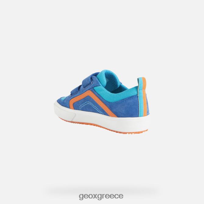 4DBLR01400 βασιλικό/πορτοκαλί Geox alonisso junior