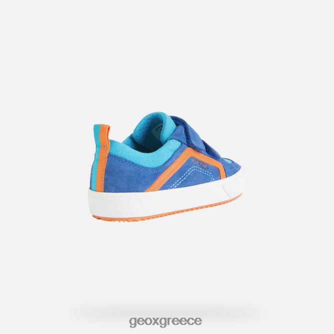4DBLR01400 βασιλικό/πορτοκαλί Geox alonisso junior