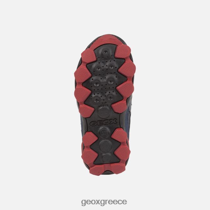4DBLR01406 ναυτικό/σκούρο κόκκινο Geox buller abx αγόρι