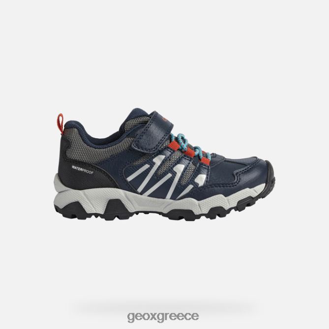 4DBLR01407 ναυτικό/κόκκινο Geox αγόρι μαγνητάρ