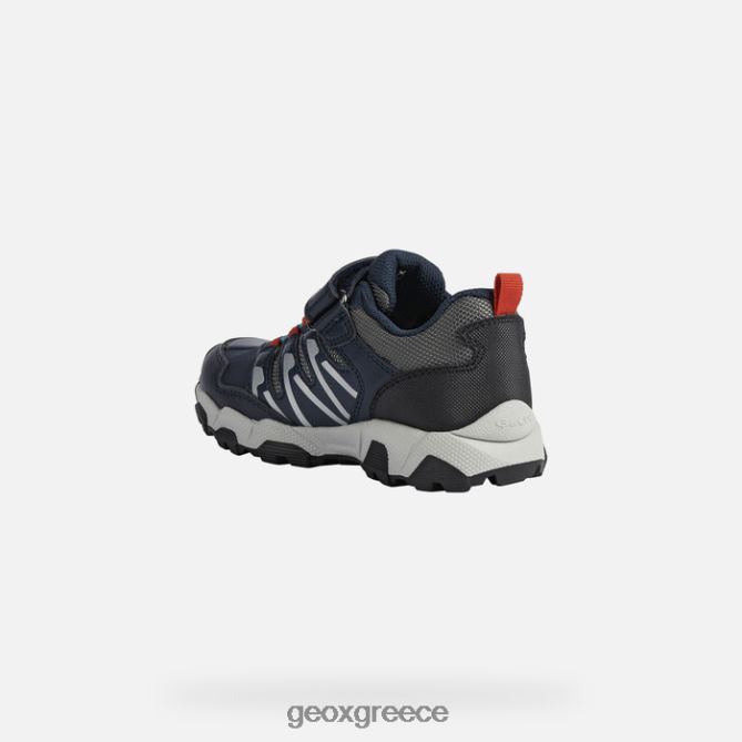 4DBLR01407 ναυτικό/κόκκινο Geox αγόρι μαγνητάρ