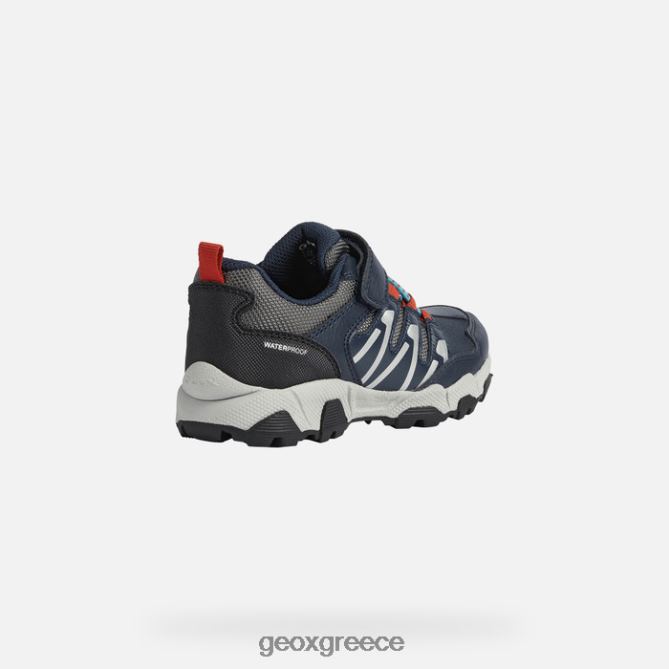 4DBLR01407 ναυτικό/κόκκινο Geox αγόρι μαγνητάρ