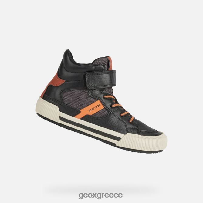 4DBLR01417 μαύρο/πορτοκαλί Geox Αλόννησο αγόρι