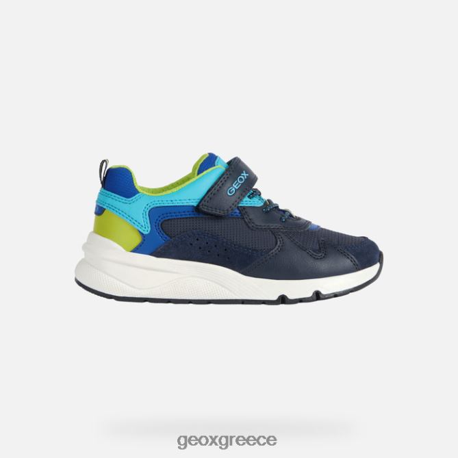 4DBLR01977 ναυτικό / ασβέστη Geox παιχνιδάκι