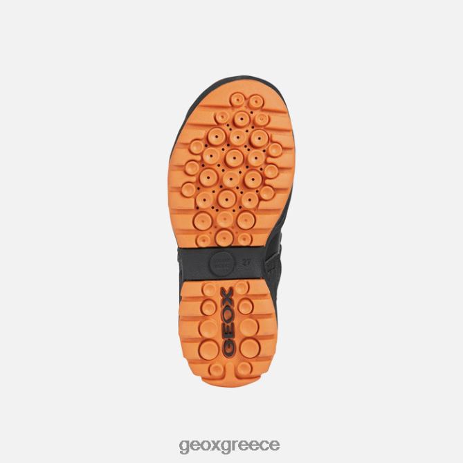 4DBLR01994 μαύρο/πορτοκαλί Geox νέο άγριο abx αγόρι