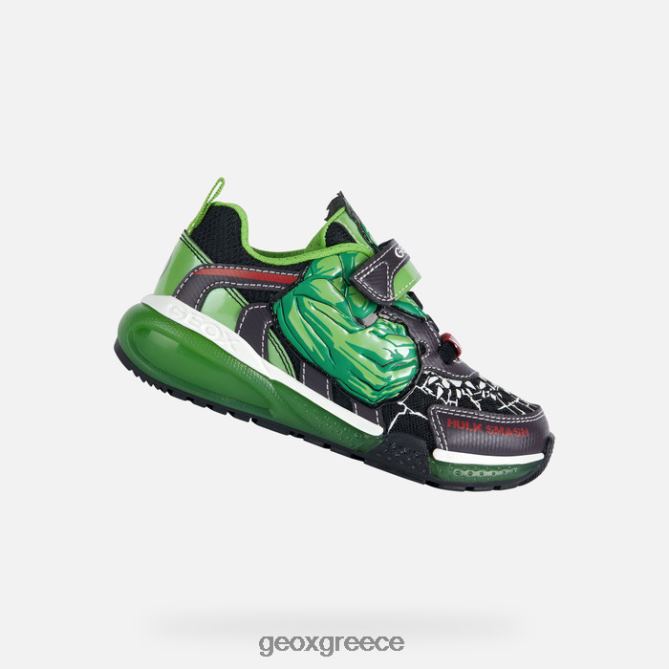 4DBLR01036 μαύρο/πράσινο Geox bayonyc junior