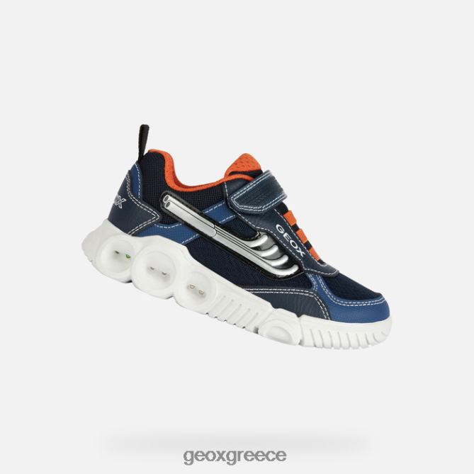 4DBLR01300 ναυτικό/πορτοκαλί Geox αγόρι σκουπιών